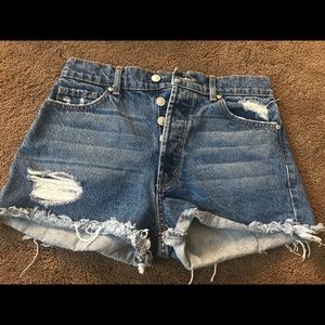 Revice Denim Button Fly Short Sz 28